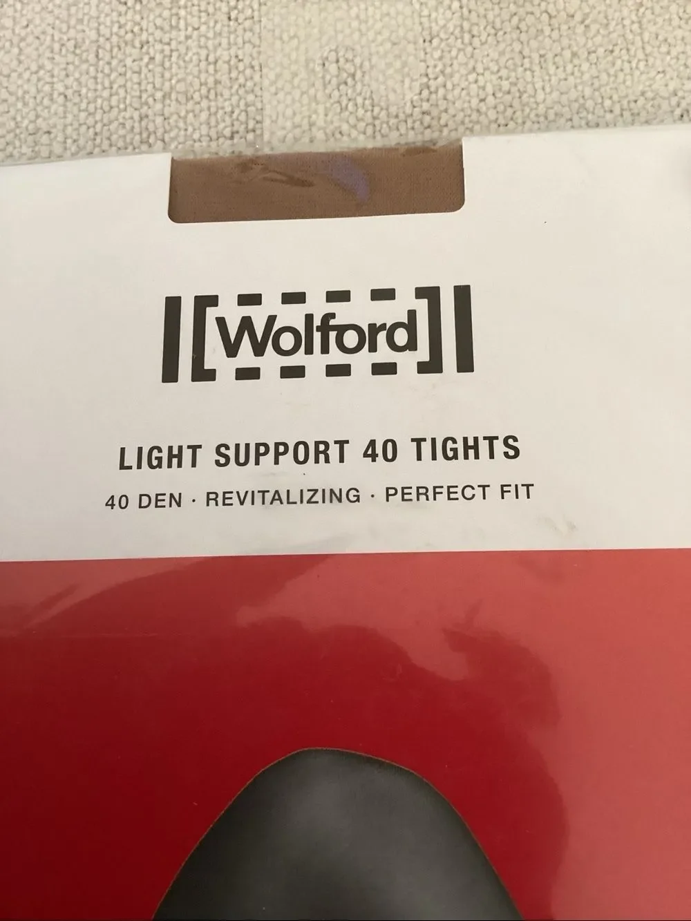 Wolford Light Support 40 Tights, 40 Den, Gobi, Size Small, NWT